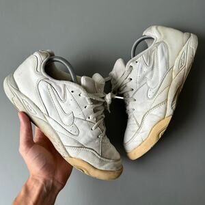 Vintage 90s Nike Air White Grey Chunky Tennis Training Shoes